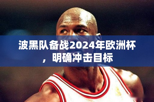 波黑队备战2024年欧洲杯，明确冲击目标